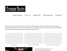 Tablet Screenshot of eisemann-theater.com